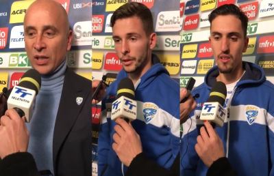 Brescia-Cremonese 3-2: le voci di Corini, Spalek e Ndoj post gara