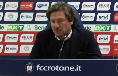 Crotone, la voce in conferenza stampa di Stroppa alla vigilia del match con l'Ascoli