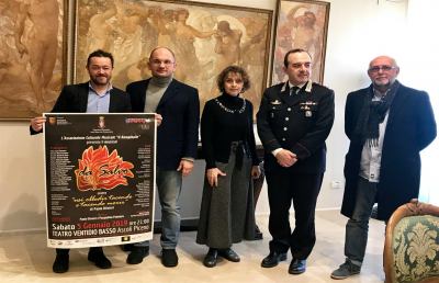 Teatro Ventidio Basso Ascoli, presentato il musical dedicato all'Arma dei Carabinieri
