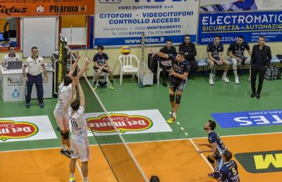 Pallavolo Serie A2 maschile, la M&G Videx Grottazzolina chiude l’anno in bellezza