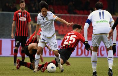 Foggia-Verona 2-2, highlights