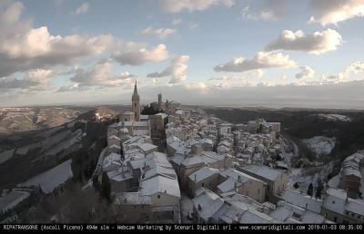 Ripatransone, la Befana porta in dono una Webcam Live con tecnologia di ripresa in 4K