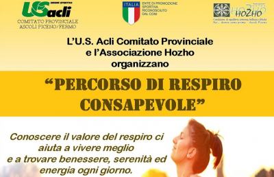 Ascoli Piceno, riprende l'iniziativa ''Percorso di respiro consapevole''