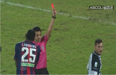 Serie B: Cittadella squadra più fallosa ed ammonita. Solo il Crotone ha più rossi dell'Ascoli