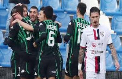 Sassuolo-Cagliari 3-0, highlights