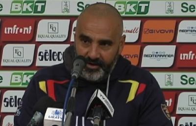Salernitana-Lecce 1-2: voci Liverani (''7 punti di sutura per Falco''), Palombi e Gregucci post gara