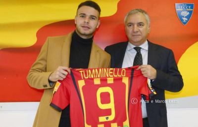Lecce, Tumminello si presenta: ''Questa è una squadra che gioca a calcio. Punto a dare il massimo''