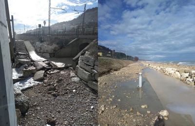 Grottammare: maltempo, molti danni lungo la costa e disagi in città