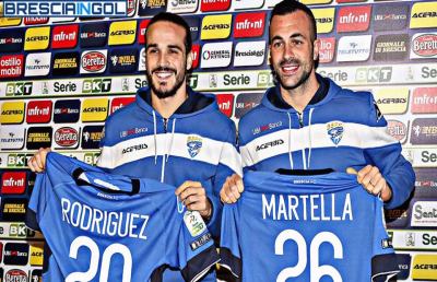 Brescia: la capolista presenta i due acquisti del mercato invernale, Rodriguez e Martella
