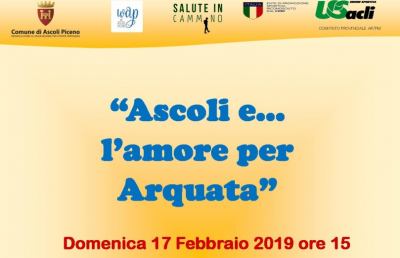 Unione Sportiva Acli Marche, iniziativa ''Ascoli e... l’amore per Arquata''