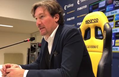 Verona-Crotone 1-1, le voci del ds D'Amico (furioso con i giornalisti) e di Stroppa post gara