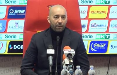 Benevento-Cittadella 1-0, le voci di Bucchi e Venturato post gara