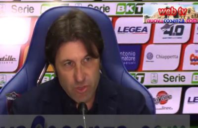 Cosenza-Cremonese 2-0, le voci di Braglia e Rastelli (''Siamo stati inguardabili'') post gara