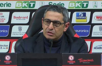 Foggia-Benevento 1-1, le voci di Padalino (''Ad Ascoli gara importantissima'') e Bucchi post gara