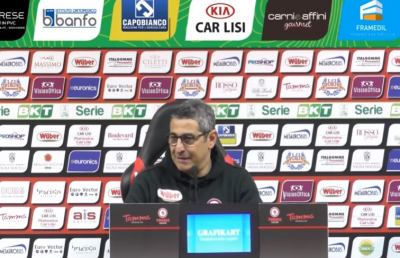 Foggia-Cosenza 1-0, le voci di Padalino e Braglia post gara
