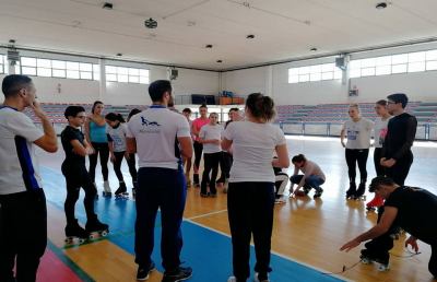 Pattinaggio artistico, anche i Diavoli Verde Rosa al primo allenamento collegiale a Martinsicuro