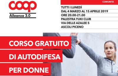 Ascoli Piceno, dal 4 Marzo al 15 Aprile corso gratuito di autodifesa per donne 