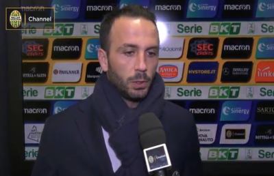 Verona-Ascoli 1-1, la voce di Pazzini post gara