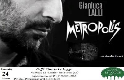 Montalto delle Marche, al “Caffè Le Logge” aperitivo in acustico con Gianluca Lalli