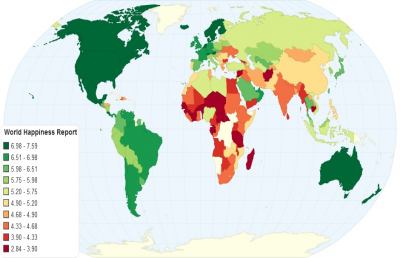 Il World Happiness Index: ecco la mappa mondiale della felicità. Italia risale di qualche posto