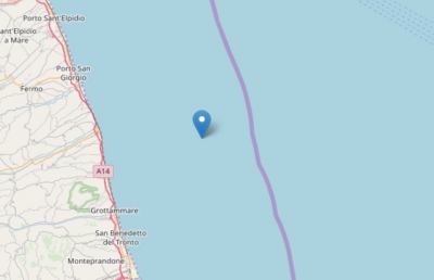 Terremoto, serie di scosse superiori a magnitudo 3.0 a largo della costa picena