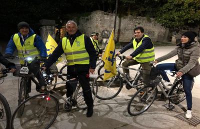 Ascoli Piceno, serata dedicata al piacere di andare in bici con partenza dalla stazione