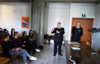 San Benedetto del Tronto, Carabinieri al Liceo Classico per parlare di beni culturali