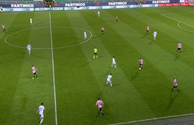 Palermo-Verona 1-0, Nestorovski porta i rosanero a -1 dal Lecce. Espulso nel finale Bellusci