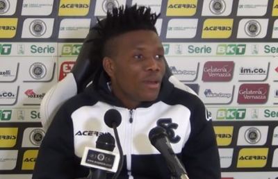 Spezia, Okereke: ''Mi dispiace per l'Ascoli, ma incontrerà una squadra affamata e arrabbiata''