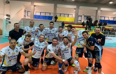 Pallavolo Serie A2, la M&G Videx Grottazzolina batte Leverano e approda ai quarti di finale