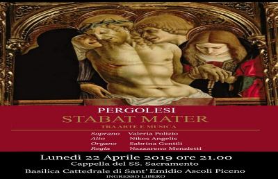 Duomo Ascoli Piceno: concerto di musica antica, lo Stabat Mater di Pergolesi
