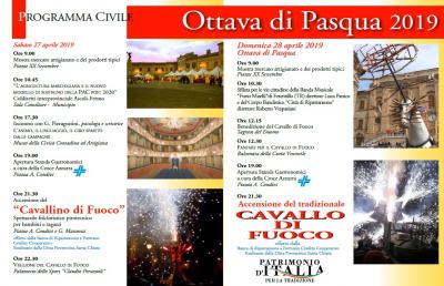 Ottava di Pasqua, a Ripatransone si rinnova l'appuntamento con la storia