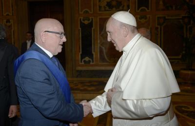 Provincia Ascoli Piceno, anche il presidente Fabiani a colloquio con Papa Francesco