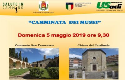 Unione Sportiva Acli Marche, appuntamento a Venarotta con ''Camminata dei musei''