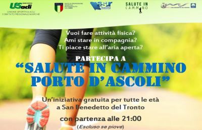 Porto d'Ascoli, dopo la pausa invernale riprende il progetto ''Salute in cammino''