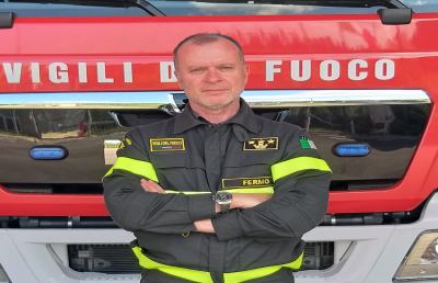 Vigili del Fuoco, Paolo Fazzini lascia Ascoli e diventa nuovo comandante di Fermo 