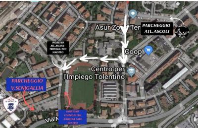 Atletico Ascoli, indicazioni per tifosi che assisteranno alla finale playoff con la Vigor Senigallia