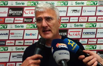 Cittadella-Benevento 1-2, la voce di Venturato: “Espulsione Proia esagerata, ha condizionato la gara”