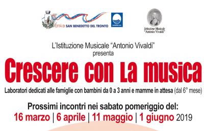 San Benedetto: ''Istituto Vivaldi'', continuano laboratori “Crescere con la musica”