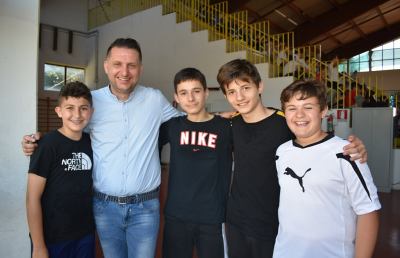 Monteprandone, il nuovo sindaco Loggi in visita ufficiale all'Istituto Comprensivo 