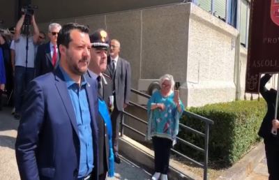 Ascoli Piceno, ministro Salvini alla celebrazione 205° Annuale Fondazione Arma dei Carabinieri 