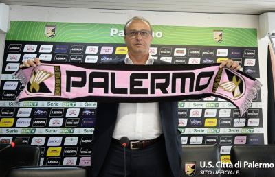 Palermo, Lucchesi presenta il nuovo allenatore Marino: ''Per me è una grande occasione''