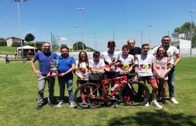 Pedale Rossoblù Picenum, prima vittoria stagionale tra gli esordienti con Giacobetti