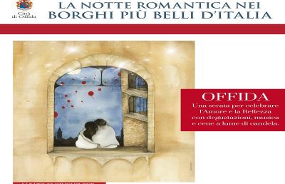 Offida: si celebra ''La Notte Romantica'', in collaborazione con ''I Borghi più Belli d’Italia''