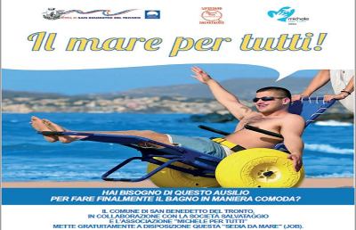 San Benedetto: progetto ''Il mare per tutti'', abbattimento barriere architettoniche