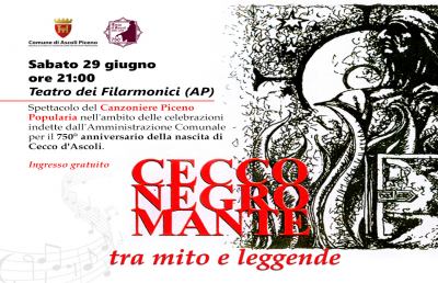 Ascoli Piceno, concerto ''Cecco Negromante''del Canzoniere Piceno Popularia