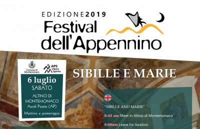 Festival dell’Appennino 2019,  giornata ''Tra Sibille e Marie'' ad Altino di Montemonaco