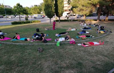 Folignano, ha preso il via l'interessante progetto ''Summer Yoga''