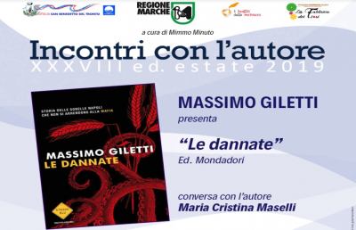 San Benedetto del Tronto, Massimo Giletti presenta libro ''Le dannate''