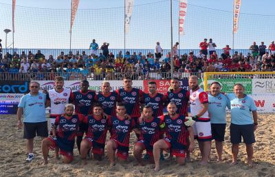 Beach soccer: Serie Aon, l'Happy Car Samb supera alla grande lo scoglio Napoli